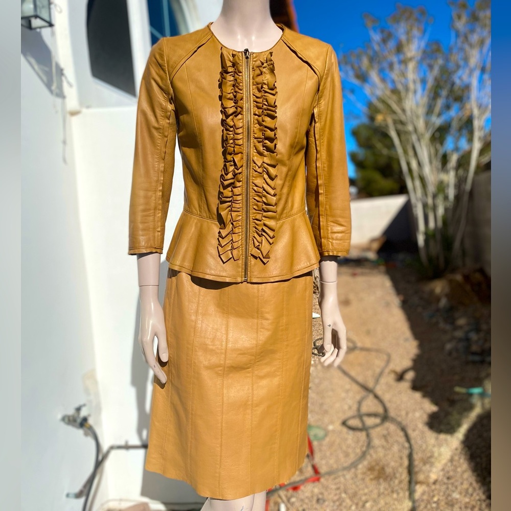 Leather skirt by ETCETERA size 6